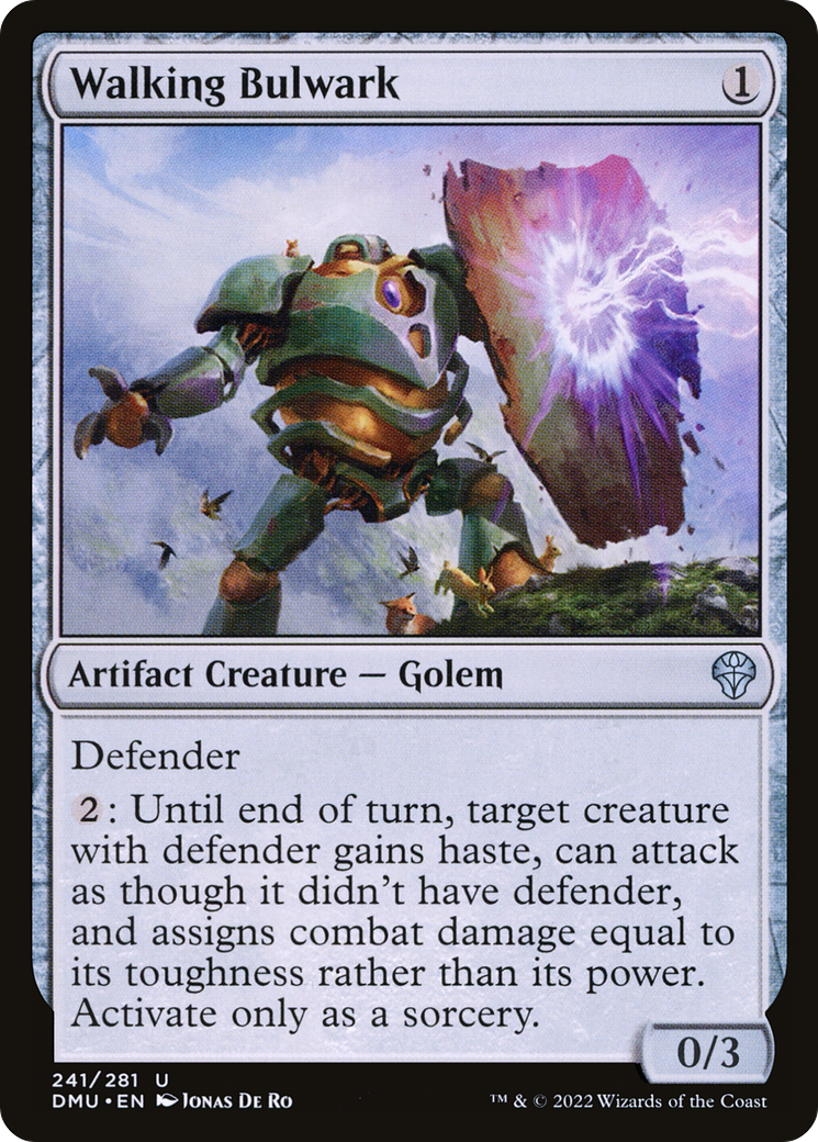 Walking Bulwark (DMU-241)  Foil - Dominaria United