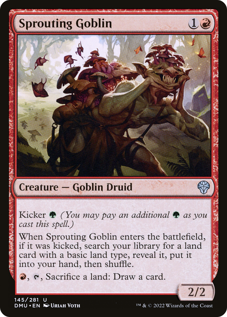Sprouting Goblin (DMU-145)  - Dominaria United