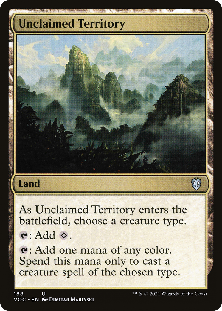 Unclaimed Territory (VOC-188)  - Crimson Vow Commander