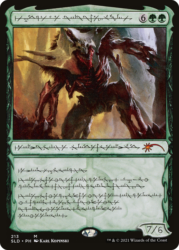 Vorinclex, Voice of Hunger (Phyrexian) (SLD-213)  - Secret Lair Drop
