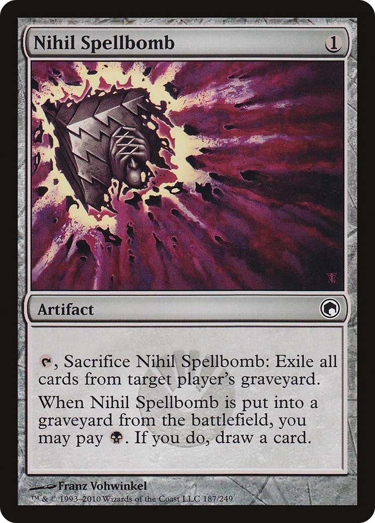 Nihil Spellbomb (SOM-187)  - Scars of Mirrodin