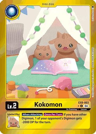Kokomon (Limited Foil) (EX8-003) - Chain of Liberation Foil
