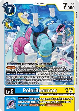 PolarBearmon (EX8-023) - Chain of Liberation