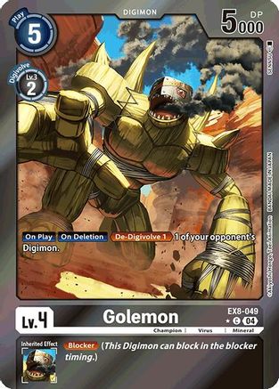 Golemon (Limited Foil) (EX8-049) - Chain of Liberation Foil