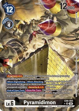 Pyramidimon (Alternate Art) (EX8-055) - Chain of Liberation Foil