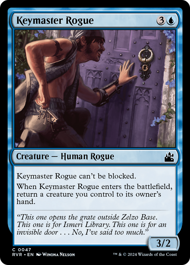 Keymaster Rogue (RVR-047)  Foil - Ravnica Remastered