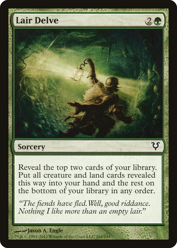 Lair Delve (AVR-184)  Foil - Avacyn Restored