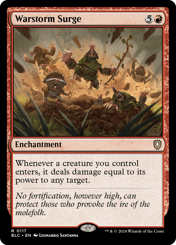 Warstorm Surge (BLC-117)  - Bloomburrow Commander