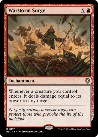 Warstorm Surge (BLC-117)  - Bloomburrow Commander