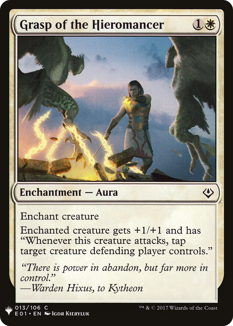 Grasp of the Hieromancer (LIST-E01-13)  - The List