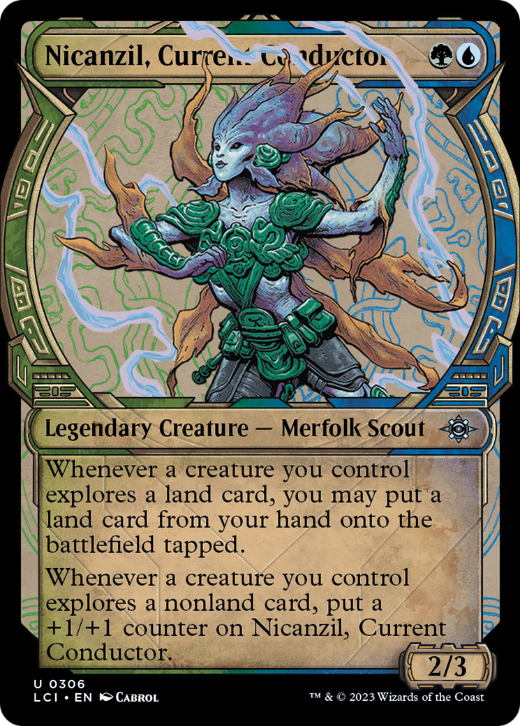Nicanzil, Current Conductor (Showcase) (LCI-306)  Foil - The Lost Caverns of Ixalan: (Showcase)