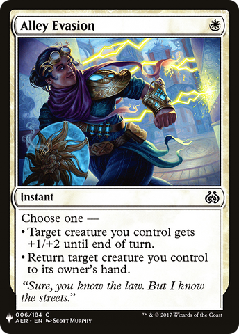Alley Evasion (LIST-AER-6)  - The List