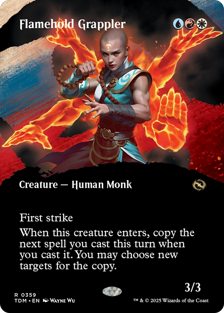Flamehold Grappler (Borderless) (TDM-359)  - Tarkir: Dragonstorm: (Showcase)