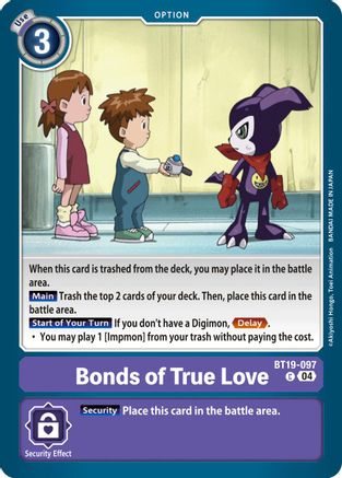 Bonds of True Love (BT19-097) - Release Special Booster 2.5