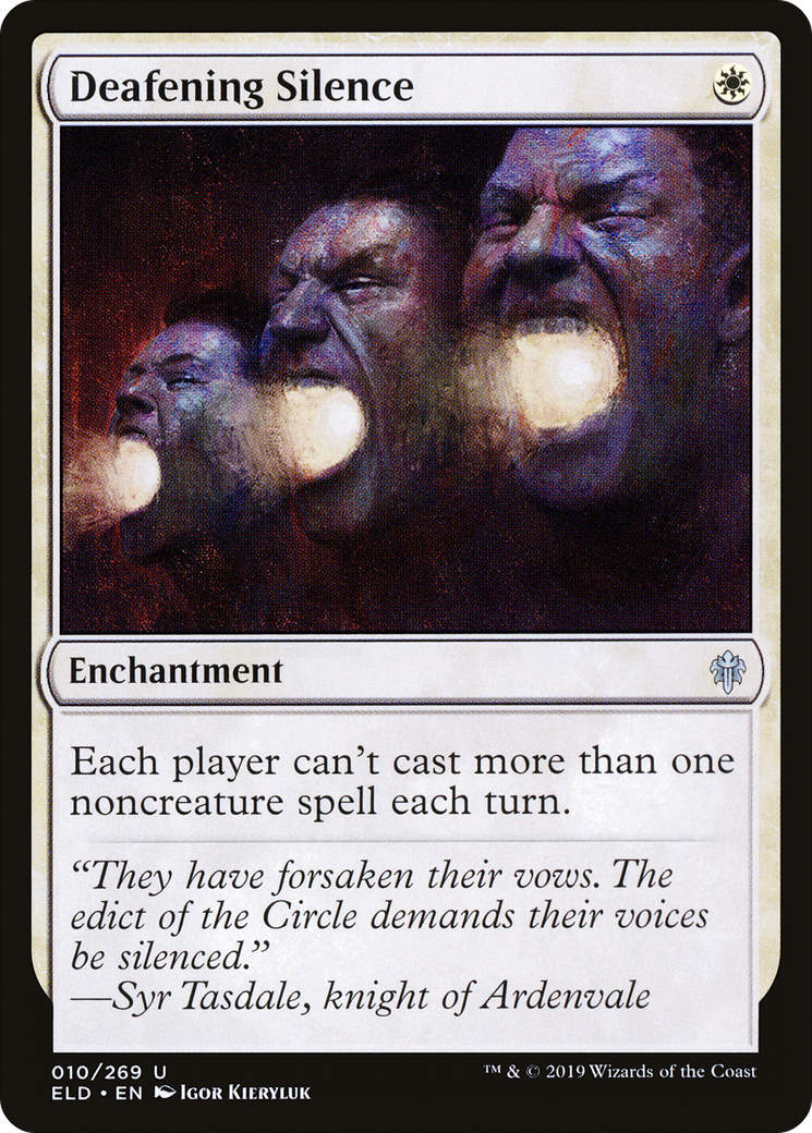 Deafening Silence (ELD-010)  - Throne of Eldraine