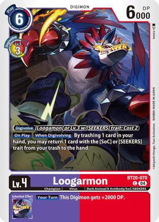Loogarmon (BT20-070) - Release Special Booster 2.5