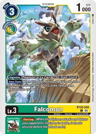 Falcomon (BT20-038) - Release Special Booster 2.5