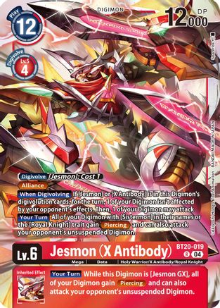 Jesmon (X Antibody) (BT20-019) - Release Special Booster 2.5 Foil