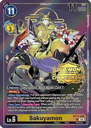 Sakuyamon (Championship 2024 Gold Stamp Card Set) (BT17-038) - Secret Crisis Foil