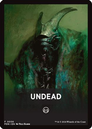 Undead Theme Card (FDN-006)  - Foundations