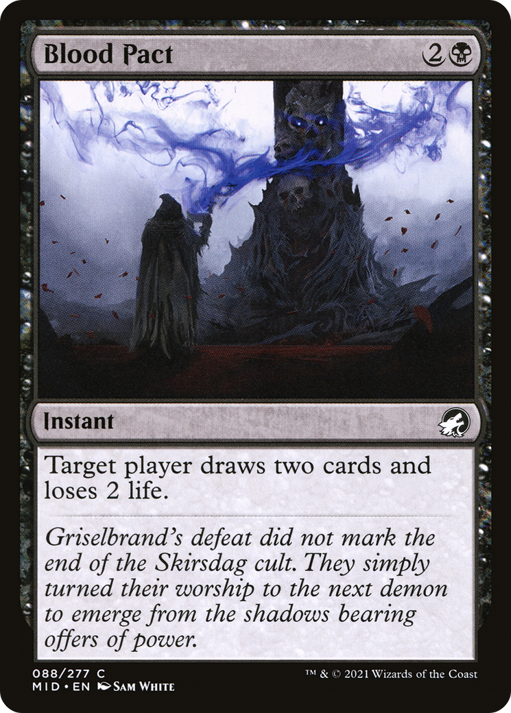Blood Pact (MID-088)  Foil - Innistrad: Midnight Hunt