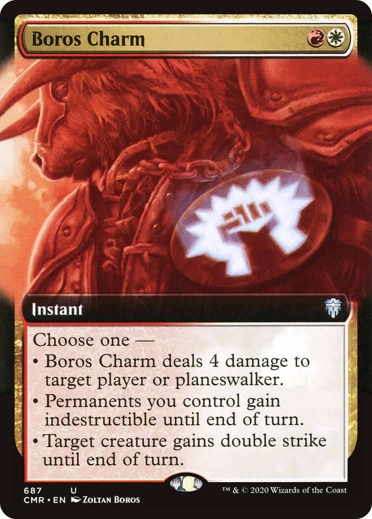 Boros Charm (Extended Art) (CMR-687)  - Commander Legends: (Extended Art)