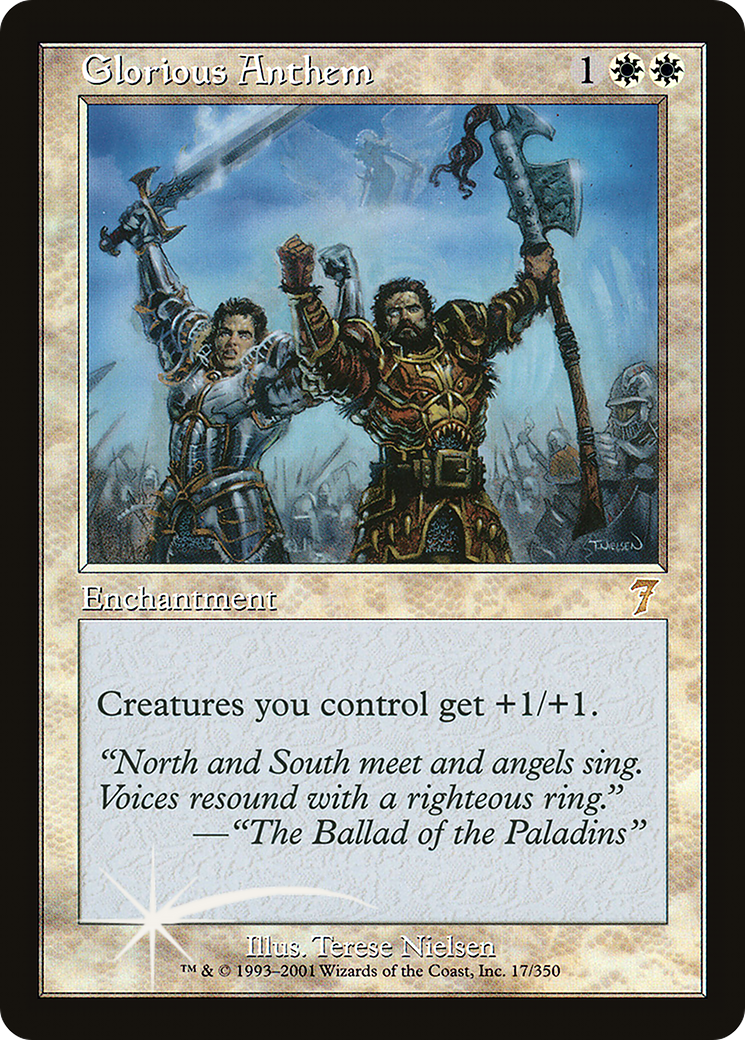 Glorious Anthem (7ED-17★) - Seventh Edition Foil