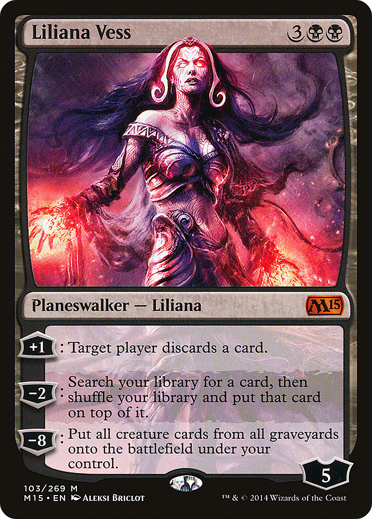 Liliana Vess (M15-103)  Foil - Magic 2015
