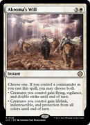 Akroma's Will (LCC-125)  - The Lost Caverns of Ixalan Commander