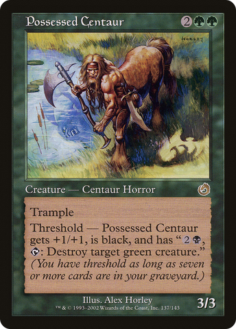 Possessed Centaur (TOR-137)  Foil - Torment