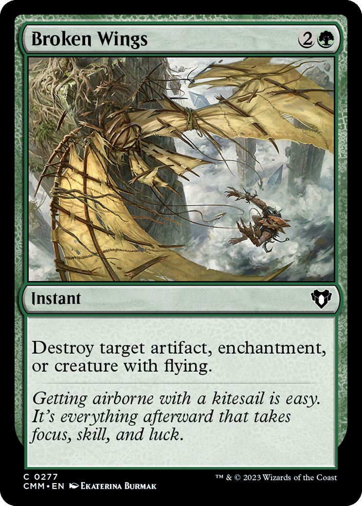 Broken Wings (CMM-277)  Foil - Commander Masters