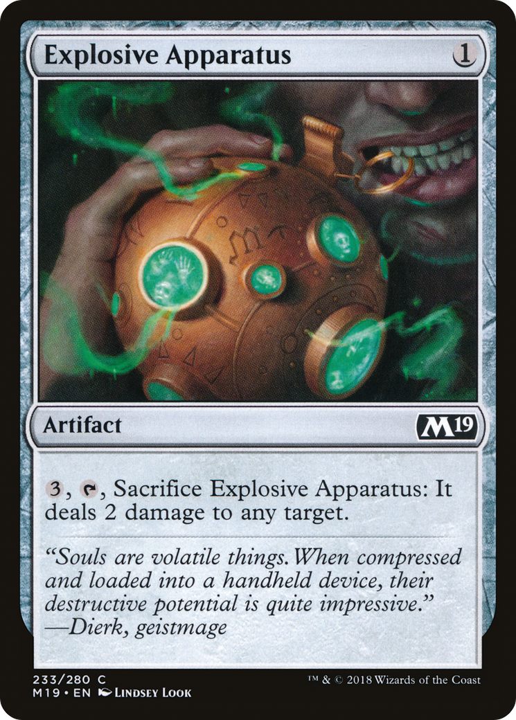 Explosive Apparatus (M19-233)  Foil - Core Set 2019