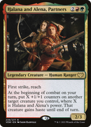 Halana and Alena, Partners (VOW-239)  Foil - Innistrad: Crimson Vow