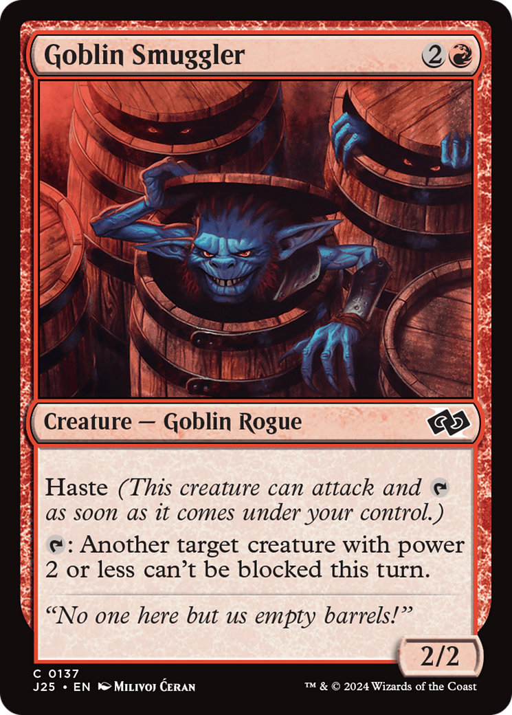 Goblin Smuggler (J25-137)  - Foundations Jumpstart