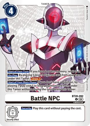 Battle NPC [BT20-092] [Release Special Booster Ver.2.5]