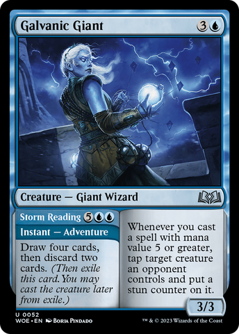 Galvanic Giant (WOE-052)  Foil - Wilds of Eldraine