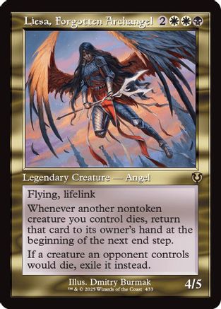 Liesa, Forgotten Archangel (Retro Frame) (INR-433)  - Innistrad Remastered