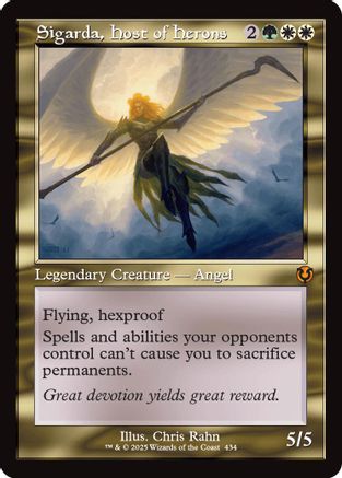 Sigarda, Host of Herons (Retro Frame) (INR-434)  - Innistrad Remastered
