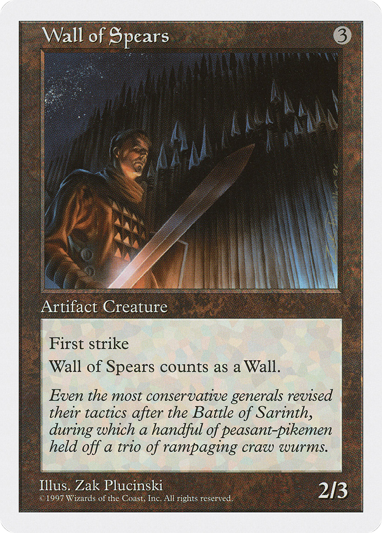 Wall of Spears (5ED-)  - Fifth Edition