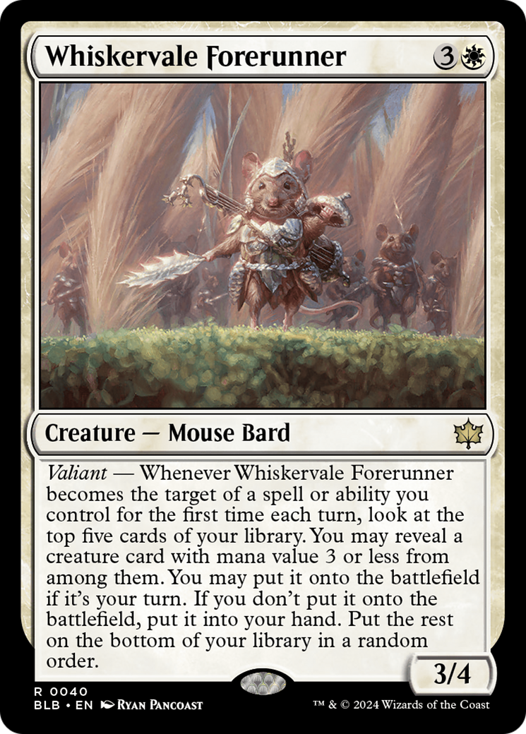 Whiskervale Forerunner (BLB-040)  Foil - Bloomburrow