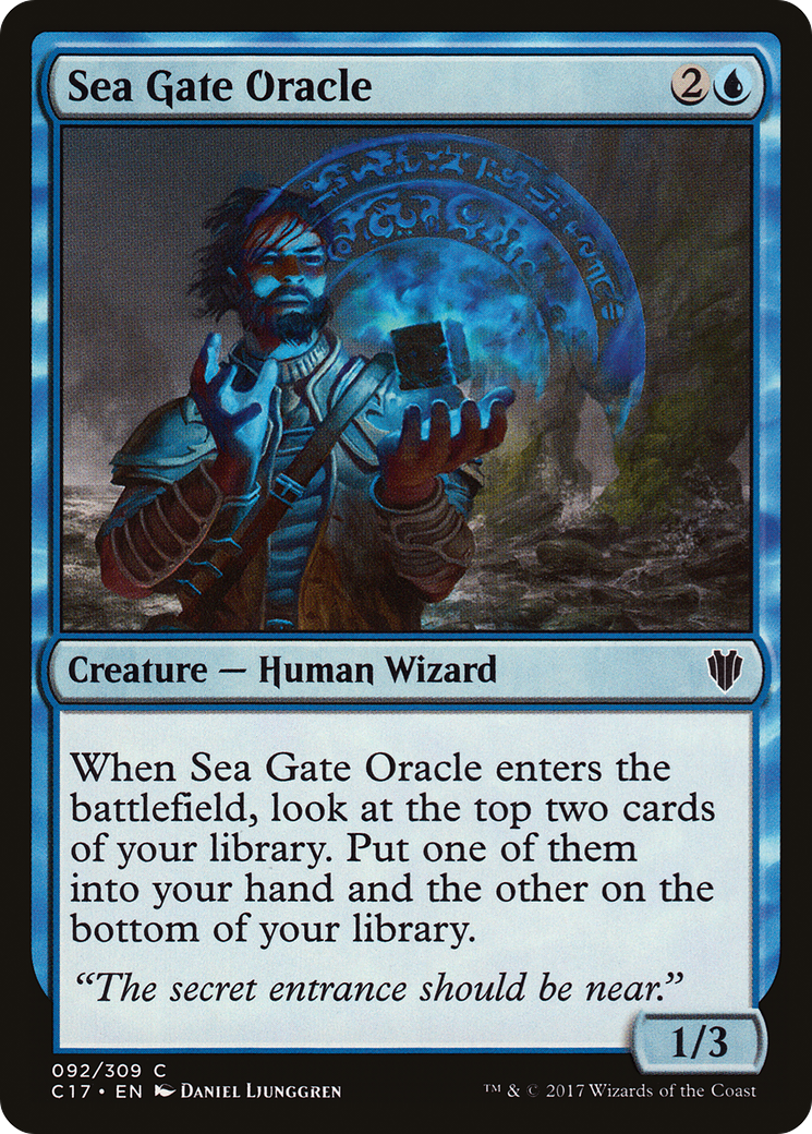 Sea Gate Oracle (C17-092)  - Commander 2017