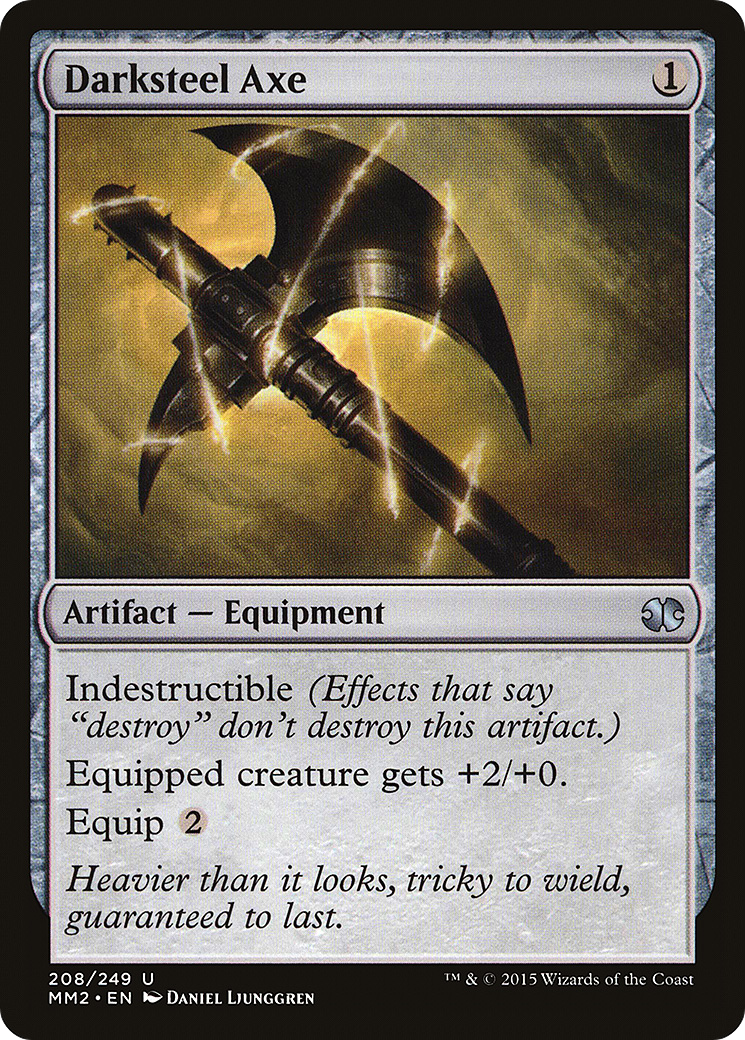 Darksteel Axe (MM2-208)  - Modern Masters 2015