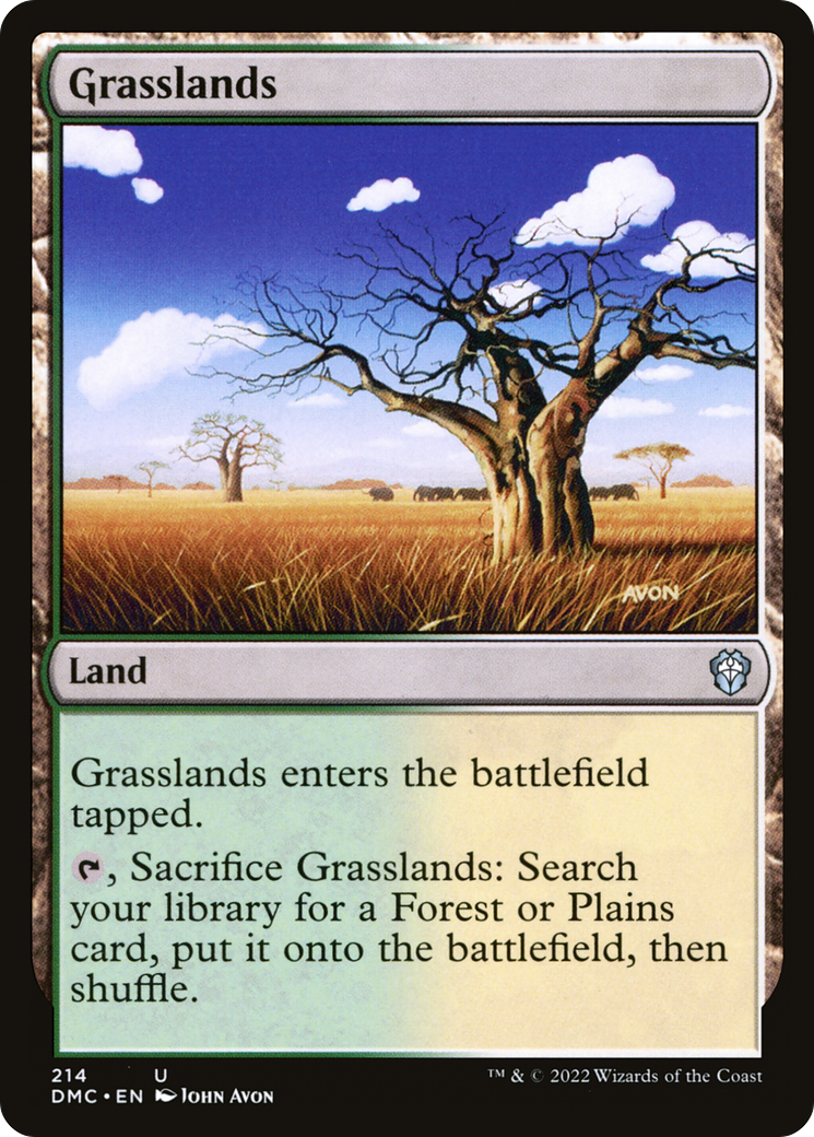 Grasslands (DMC-214)  - Dominaria United Commander