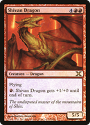 Shivan Dragon (10E-230★)  Foil - Tenth Edition