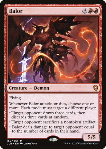 Balor (CLB-162)  Foil - Commander Legends: Battle for Baldur's Gate