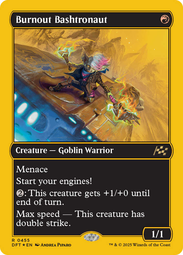 Burnout Bashtronaut (First-Place Foil) (DFT-455)  Foil - Aetherdrift