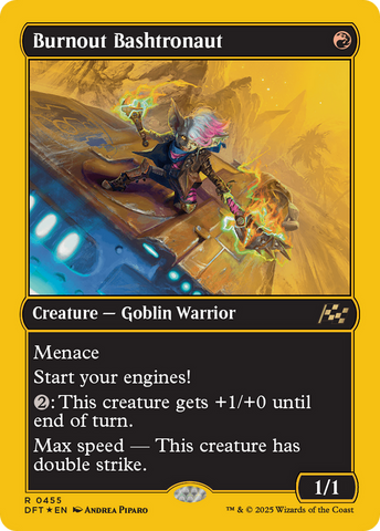 Burnout Bashtronaut (First-Place Foil) (DFT-455) - Aetherdrift Foil