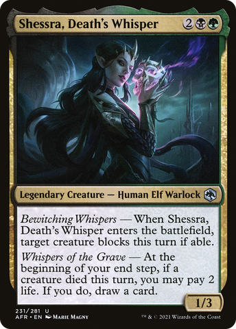 Shessra, Death's Whisper (AFR-231)  - Adventures in the Forgotten Realms