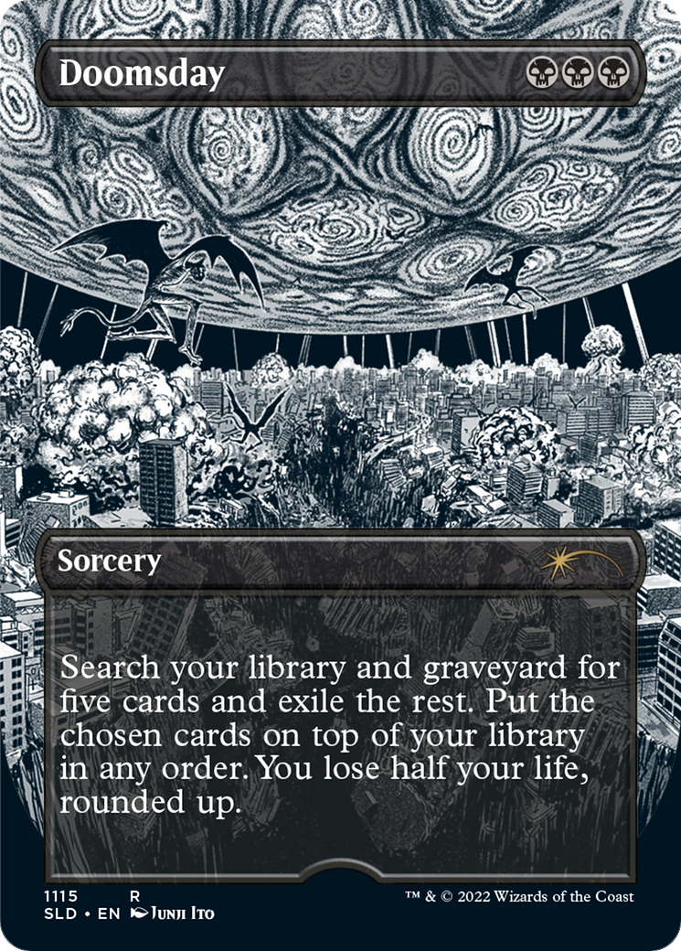 Doomsday (Borderless) (SLD-1115) - Secret Lair Drop (Borderless) Etched Foil