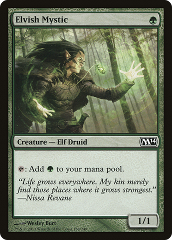 Elvish Mystic (M14-169)  Foil - Magic 2014